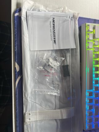 Teclado Magnético Aula HERO 68HE Blanco