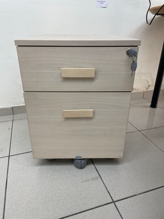 Cajonera de oficina con llave y ruedas