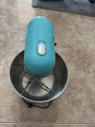 Batidora amasadora azul vintage