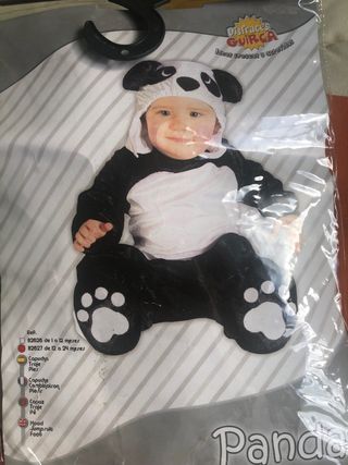 Disfraz Panda Bebé 12-24 meses