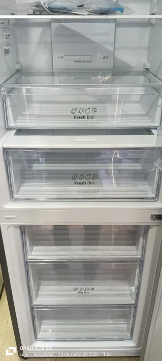 Nevera Combi Hisense no Frost energía A+SEMI NUEVA