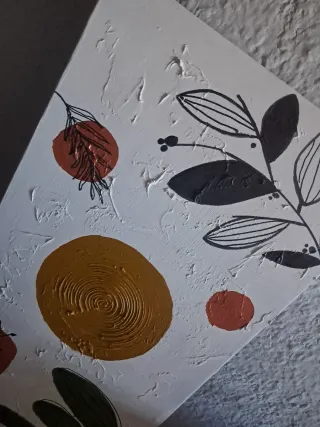 Cuadro de nadera, moderno abstracto