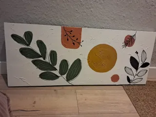 Cuadro de nadera, moderno abstracto