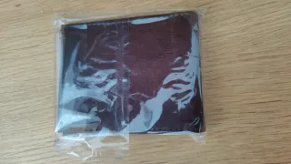 Cartera billetera de cuero natural para hombre