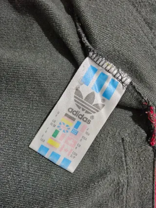 Conjunto Chandal Adidas Vintage Gris y Rojo