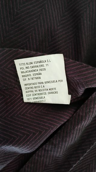 Camisa Tito Bluni Morada Talla M