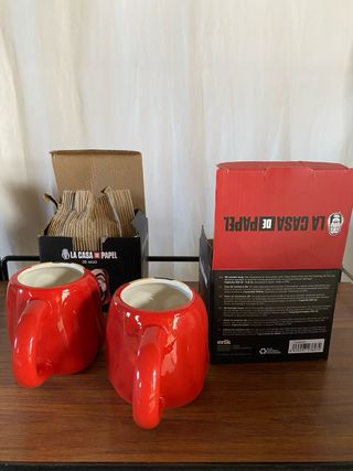 Dos tazas 3D La Casa de Papel (Set de 2)