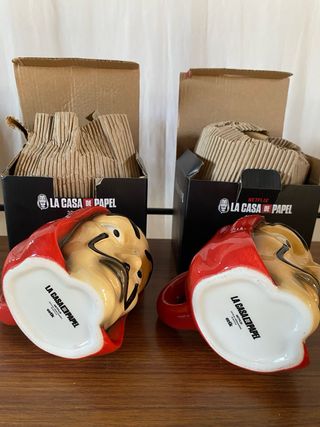Dos tazas 3D La Casa de Papel (Set de 2)