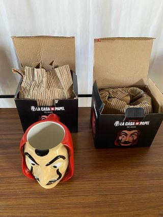 Dos tazas 3D La Casa de Papel (Set de 2)