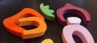 Puzzle madera Montessori Verduras