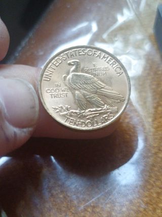 Moneda indian head 1932 de 10 dolares