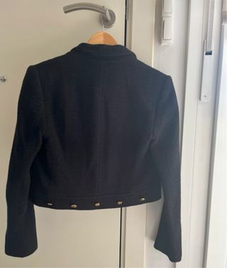 Chaqueta Zara Crop Negra