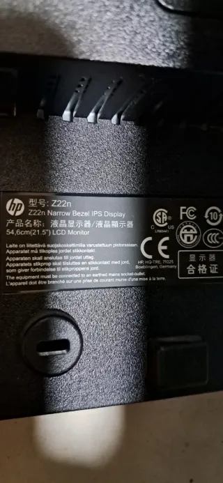 Monitor HP Z22n 21.5 IPS