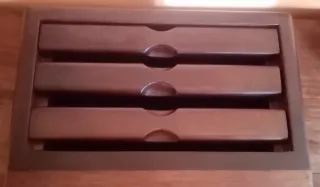 Caja portafotos de madera