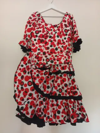 Traje de flamenca lunares
