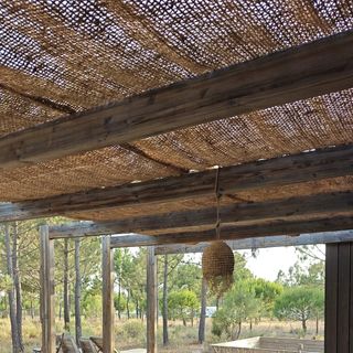 Vela toldo sombreo tela de coco 4x3 para pérgola