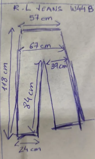 Polo Ralph Lauren Vaqueros Talla W44/ L34 Azules