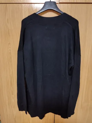 Cárdigan abierto ligero Springfield Negro Talla L