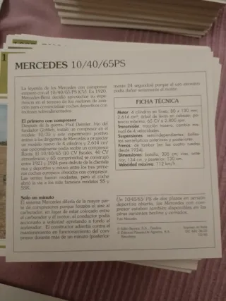 Fichas técnicas y fotos de autos clásicos
