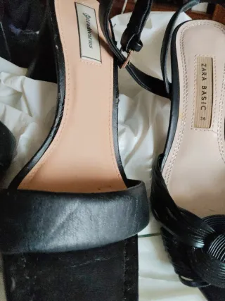 Zapatos de tacón negros talla 36