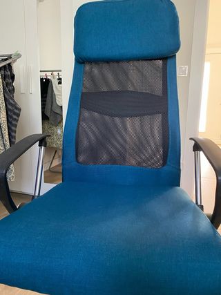 Silla de escritorio azul