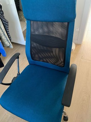 Silla de escritorio azul