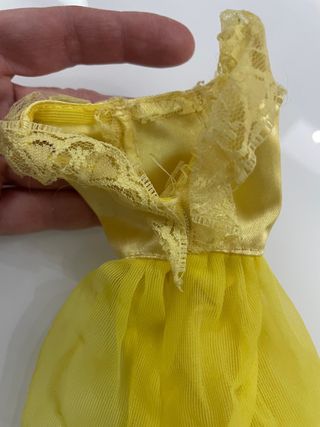 Abito Barbie Vintage Giallo Festa Matrimonio 1979