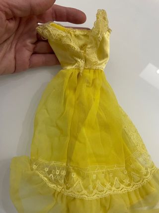 Abito Barbie Vintage Giallo Festa Matrimonio 1979