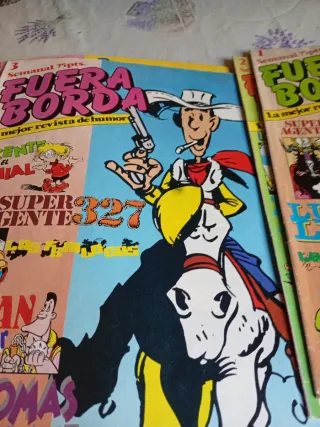 Colección Tebeos Antiguos Fuera Borda Lucky Luke