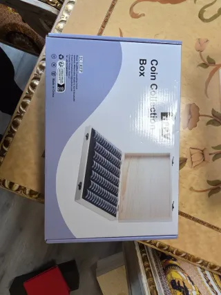 Caja para monedas 100 capsulas