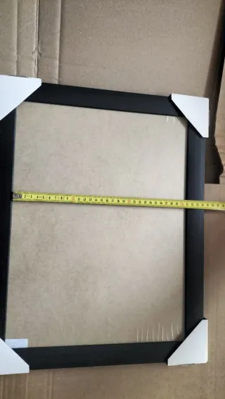 Marco de fotos negro y beige