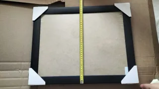 Marco de fotos negro y beige