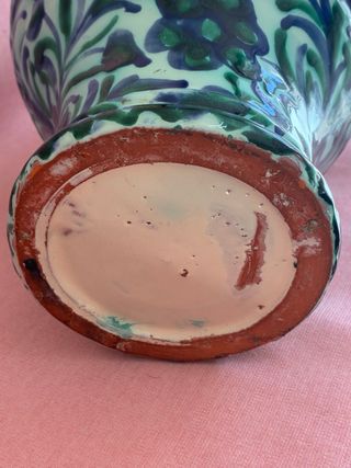 Botijo antiguo esmaltado a mano