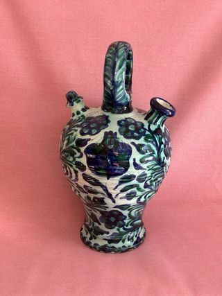 Botijo antiguo esmaltado a mano