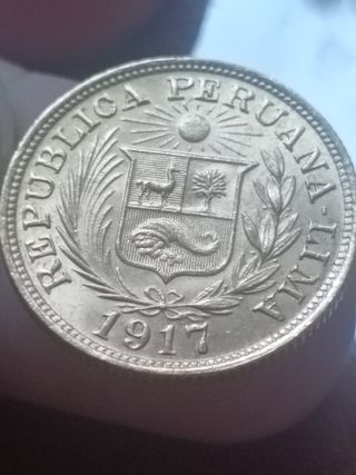 Moneda libra de oro peruana