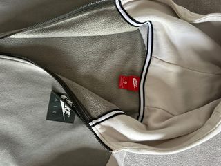 Sudadera Nike Air Gris y Blanca