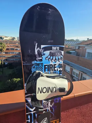 Tabla Snowboard Firefly + Fijaciones Union STR