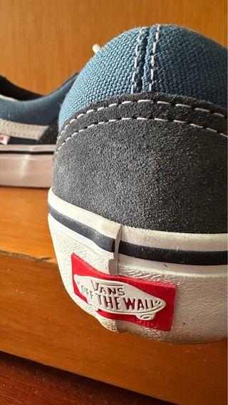 Zapatillas Vans Azul Marino y Gris