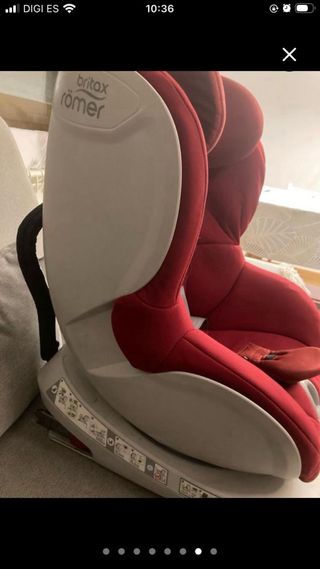 Silla coche Britax Römer roja