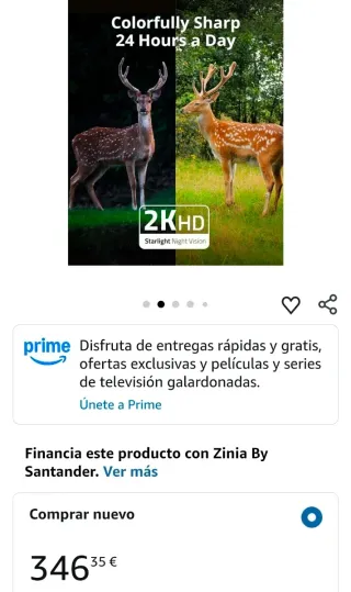 Cámara Vigilancia eufy LTE