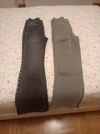 Pantalones Brownie y Noon, y camisa Noon