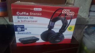 Cuffie Stereo Wireless Cobra Ambra