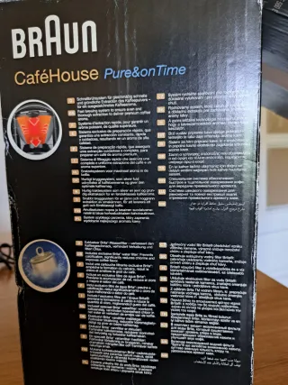 Cafetera Braun PurAroma