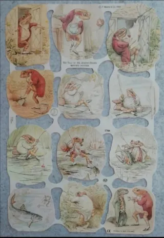 Lamina Cromos troquelados MLP 1788.Cuento Potter