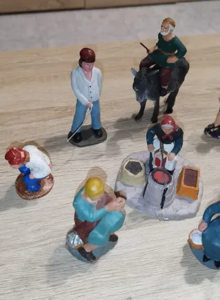 Lote Belén Figuras Pastores Estilo Oliver