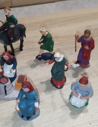 Lote Belén Figuras Pastores Estilo Oliver