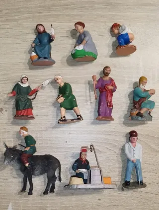 Lote Belén Figuras Pastores Estilo Oliver