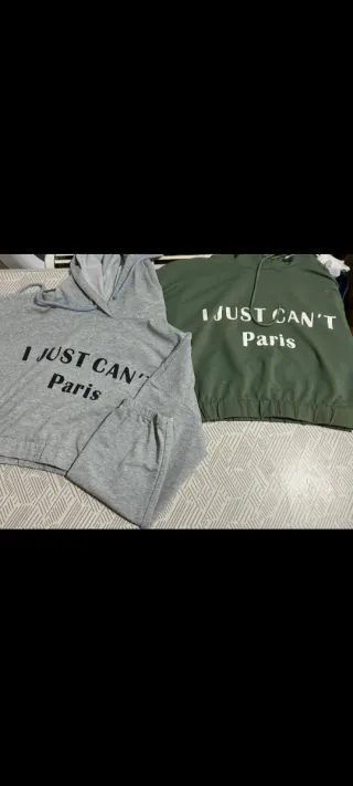Lote 2 sudaderas con texto