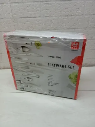 Juego 60 cubiertos metal plateado