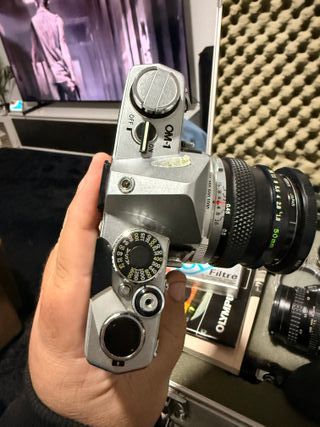 Cámara Olympus OM1 1979 Kit Completo